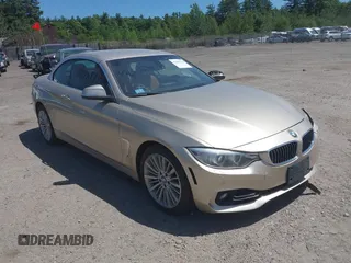 2015 BMW 4 Series 435i xDrive with VIN WBA3T7C51FP942320, listed as a IAAI auction lot 42584318 with 81,814 mi miles and . Bid and sale history available at DreamBid. Image 1.