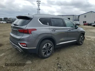 2019 Hyundai Santa Fe Ultimate with VIN 5NMS5CAA1KH126034, listed as a Copart auction lot 50917085 with 44,982 mi miles and Salvage Title. Bid and sale history available at carsss.com. Image 3.