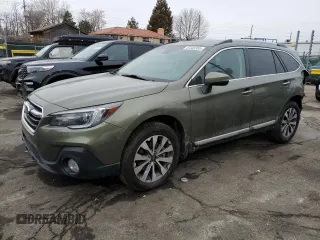 2018 Subaru Outback Touring z VIN 4S4BSETC3J3395275, wystawiony jako Copart lot #47445505 z przebiegiem 53 631 mil mil oraz Szkoda całkowita • Salvage title. Historia ofert i sprzedaży dostępna na DreamBid. Obrazek 1.