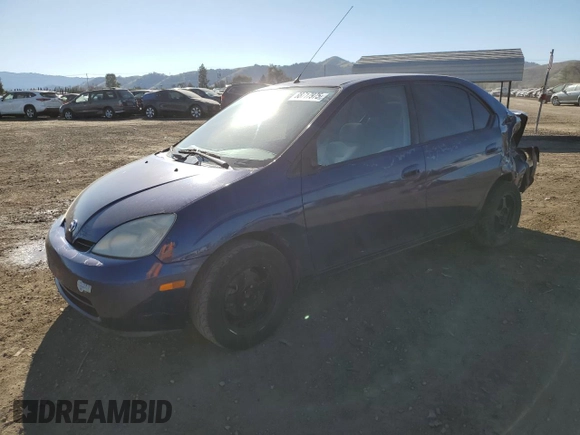 2002 Toyota Prius with VIN JT2BK18U020042132, listed as a Copart auction lot 88717975 with 195,616 mi miles and Salvage Title. Bid and sale history available at carsss.com. Image 1.