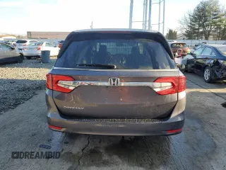 2019 Honda Odyssey LX with VIN 5FNRL6H24KB023597, listed as a Copart auction lot 81958364 with 135,347 mi miles and Salvage Title. Bid and sale history available at DreamBid. Image 6.