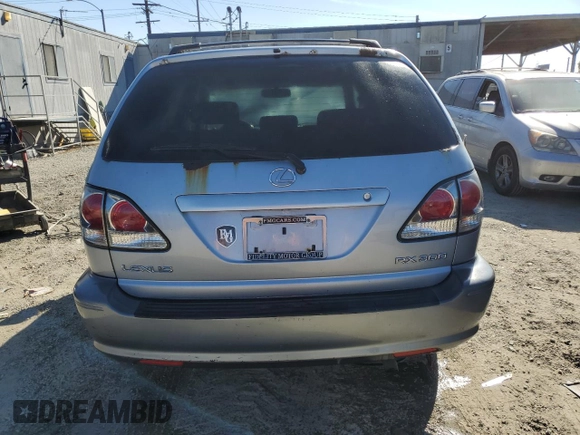 2003 Lexus RX 300 with VIN JTJHF10UX30301418, listed as a Copart auction lot 80959544 with 190,934 mi miles and Clean Title. Bid and sale history available at carsss.com. Image 6.