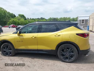 2022 Chevrolet Blazer RS z VIN 3GNKBERS9NS130659, wystawiony jako IAAI lot #39295225 z przebiegiem 48 605 mil mil oraz . Historia ofert i sprzedaży dostępna na DreamBid. Obrazek 14.
