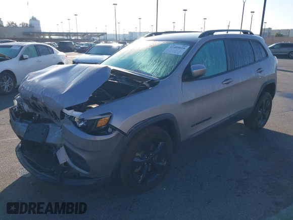 2020 Jeep Cherokee Latitude Plus with VIN 1C4PJLLB0LD500716, listed as a IAAI auction lot 41409010 with 97,848 mi miles. Bid and sale history available at carsss.com. Image 2.