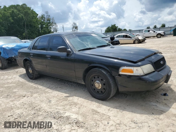 2007 Ford Police Interceptor with VIN 2FAFP71W27X158844, listed as a Copart auction lot 65159955 with 158,906 mi miles and Salvage title. Bid and sale history available at DreamBid. Image 4.