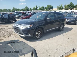2018 Mitsubishi Outlander ES with VIN JA4AZ3A3XJZ062596, listed as a Copart auction lot 63476665 with 152,348 mi miles and Salvage title. Bid and sale history available at DreamBid. Image 1.