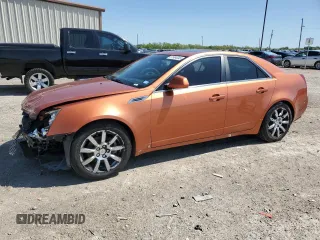 2008 Cadillac CTS RWD w/1SB with VIN 1G6DV57V680187437, listed as a Copart auction lot 51904345 with 129,211 mi miles and Salvage Title. Bid and sale history available at carsss.com. Image 1.