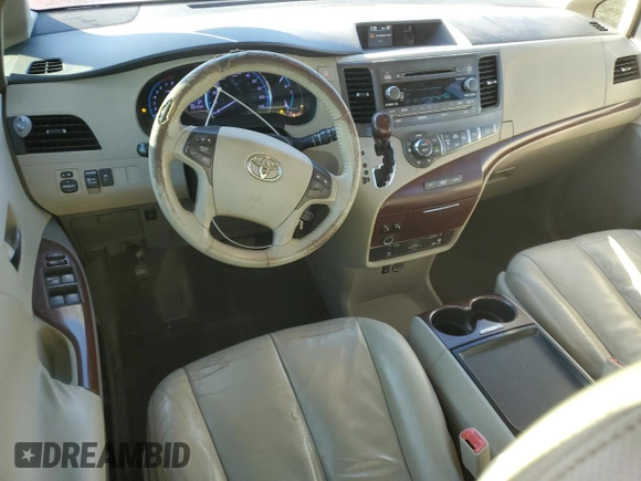 2011 Toyota Sienna XLE AAS with VIN 5TDYK3DC4BS064187, listed as a Copart auction lot 46417045 with 284,599 mi miles and Salvage Title. Bid and sale history available at carsss.com. Image 8.