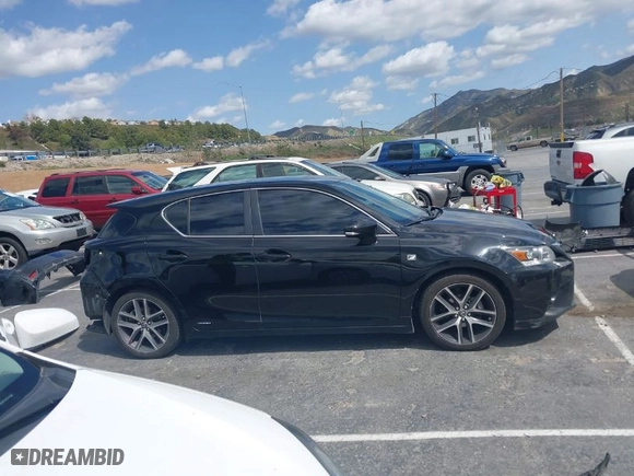 2016 Lexus CT 200h Hybrid with VIN JTHKD5BH2G2263309, listed as a IAAI auction lot 41905986 with 174,197 mi miles. Bid and sale history available at carsss.com. Image 14.