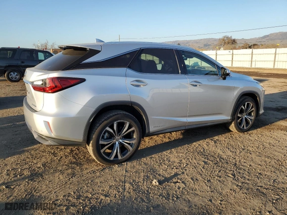 2016 Lexus RX 450h with VIN 2T2BGMCA8GC001361, listed as a Copart auction lot 43015805 with 47,163 mi miles and Salvage Title. Bid and sale history available at carsss.com. Image 3.