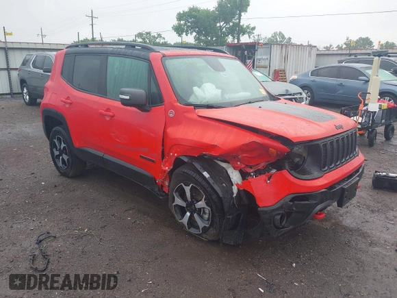 2019 Jeep Renegade Trailhawk with VIN ZACNJBC19KPK12456, listed as a IAAI auction lot 42418281 with 39,231 mi miles and . Bid and sale history available at DreamBid. Image 1.