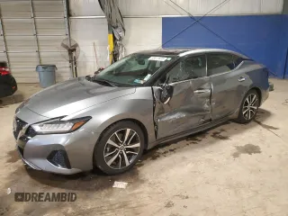 2019 Nissan Maxima SV with VIN 1N4AA6AV7KC376877, listed as a Copart auction lot 53611825 with 71,402 mi miles and Salvage title. Bid and sale history available at DreamBid. Image 1.