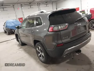 2019 Jeep Cherokee Limited with VIN 1C4PJMDN9KD207393, listed as a IAAI auction lot 41869899 with 71,245 mi miles. Bid and sale history available at carsss.com. Image 3.