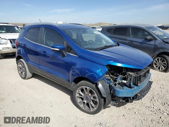 2019 Ford EcoSport Titanium with VIN MAJ6S3KLXKC289764, listed as a Copart auction lot 52997505 with 77,609 mi miles and Salvage Title. Bid and sale history available at DreamBid. Image 4.