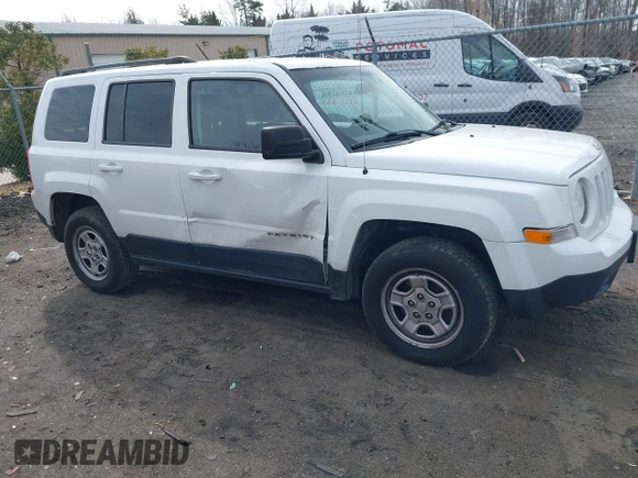 2015 Jeep Patriot Sport with VIN 1C4NJRBBXFD317811, listed as a IAAI auction lot 41579467 with 107,002 mi miles and . Bid and sale history available at carsss.com. Image 6.