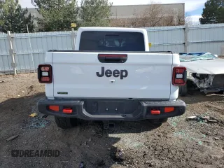 2022 Jeep Gladiator Rubicon with VIN 1C6JJTBM3NL107950, listed as a Copart auction lot 48883715 with Not provided miles and Non repairable. Bid and sale history available at DreamBid. Image 6.