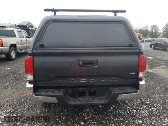 2017 Toyota Tacoma SR5 with VIN 3TMDZ5BN0HM021436, listed as a Copart auction lot 51812125 with 123,812 mi miles and Salvage Title. Bid and sale history available at carsss.com. Image 6.