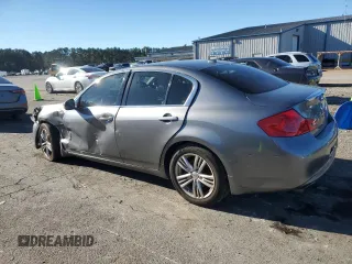 2012 Infiniti G25 x with VIN JN1DV6AR3CM861725, listed as a Copart auction lot 81903834 with 57,191 mi miles and Salvage Title. Bid and sale history available at DreamBid. Image 2.
