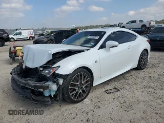 2016 Lexus RC 350 with VIN JTHHE5BCXG5013116, listed as a Copart auction lot 42344265 with 104,241 mi miles and Salvage Title. Bid and sale history available at carsss.com. Image 1.