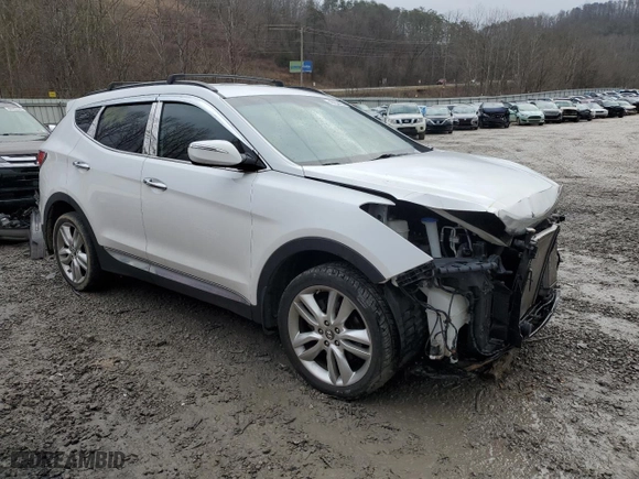 2013 Hyundai Santa Fe 2.0T Sport with VIN 5XYZUDLA8DG107014, listed as a Copart auction lot 48252455 with 90,549 mi miles and Salvage Title. Bid and sale history available at carsss.com. Image 4.