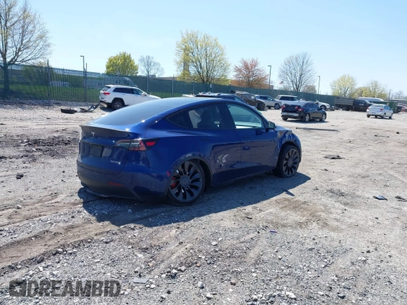 2023 Tesla Model Y Performance z VIN 7SAYGDEF4PF844933, wystawiony jako IAAI lot #42048999 z przebiegiem Nie podano mil oraz . Historia ofert i sprzedaży dostępna na DreamBid. Obrazek 4.