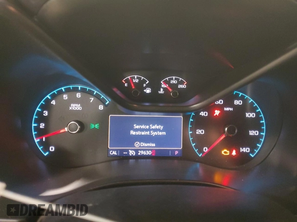 2021 GMC Canyon 4WD AT4 w/Cloth with VIN 1GTG6FEN0M1106579, listed as a Copart auction lot 81330184 with 29,630 mi miles and Salvage Title. Bid and sale history available at carsss.com. Image 9.