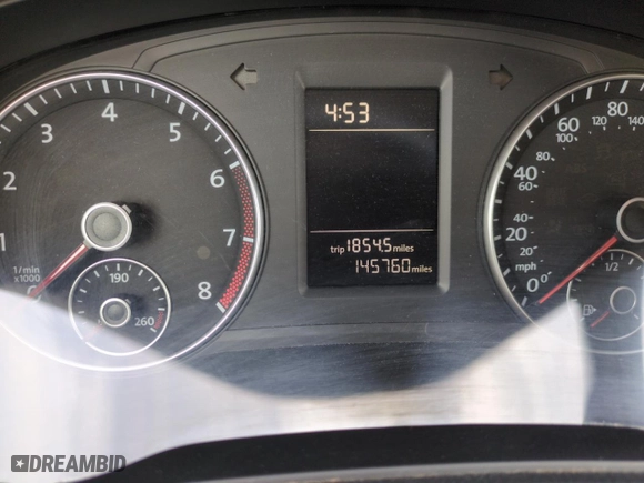 2015 Volkswagen Passat 1.8T Wolfsburg Ed with VIN 1VWAT7A30FC097718, listed as a Copart auction lot 44588395 with 145,760 mi miles and Salvage Title. Bid and sale history available at carsss.com. Image 9.