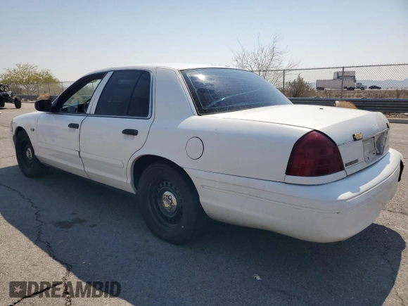 2001 Ford Crown Victoria Police Interceptor z VIN 2FAFP71W01X185449, wystawiony jako Copart lot #70462294 z przebiegiem 163 830 mil mil oraz Szkoda całkowita • Salvage title. Historia ofert i sprzedaży dostępna na DreamBid. Obrazek 2.