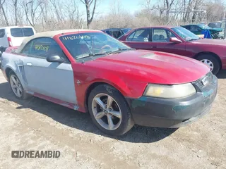 1999 Ford Mustang GT z VIN 1FAFP45X2XF173129, wystawiony jako IAAI lot #41820108 z przebiegiem Nie podano mil oraz . Historia ofert i sprzedaży dostępna na DreamBid. Obrazek 1.