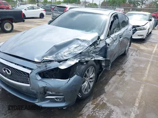 2014 Infiniti Q50 Sport with VIN JN1BV7AR4EM693478, listed as a IAAI auction lot 41882549 with 190,011 mi miles and . Bid and sale history available at carsss.com. Image 6.