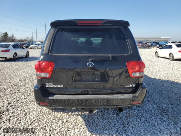 2005 Toyota Sequoia Limited with VIN 5TDZT38A85S254458, listed as a Copart auction lot 86640214 with 297,722 mi miles and Salvage Title. Bid and sale history available at carsss.com. Image 6.