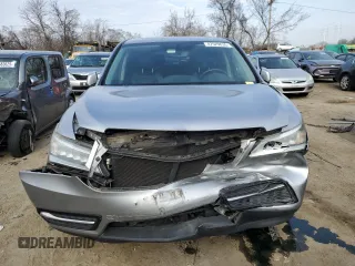 2016 Acura MDX with VIN 5FRYD4H27GB017182, listed as a Copart auction lot 47529635 with 136,170 mi miles and Salvage Title. Bid and sale history available at carsss.com. Image 5.