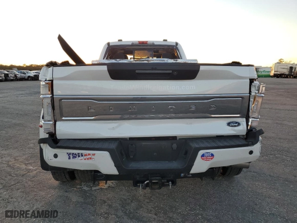 2022 Ford Super Duty F-450 DRW XL with VIN 1FT8W4DT0NEG09693, listed as a Copart auction lot 87160344 with 44,076 mi miles and Salvage Title. Bid and sale history available at carsss.com. Image 6.