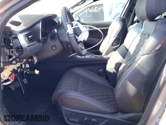 2023 Genesis G70 3.3T with VIN KMTG54TE7PU128609, listed as a Copart auction lot 53644364 with 5,843 mi miles and Salvage title. Bid and sale history available at DreamBid. Image 7.