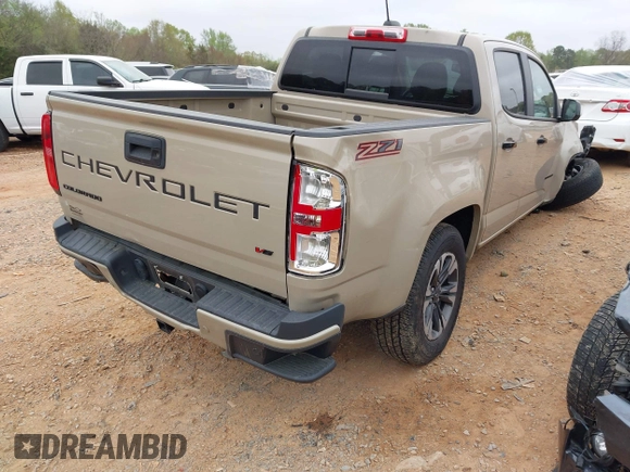 2022 Chevrolet Colorado 2WD Z71 with VIN 1GCGSDEN1N1149796, listed as a IAAI auction lot 41943438 with 82,064 mi miles and . Bid and sale history available at DreamBid. Image 4.