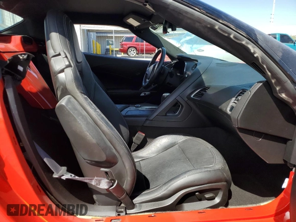 2014 Chevrolet Corvette 1LT z VIN 1G1YB3D70E5112838, wystawiony jako Copart lot #53850505 z przebiegiem Nie podano mil oraz Szkoda całkowita • Salvage title. Historia ofert i sprzedaży dostępna na DreamBid. Obrazek 10.