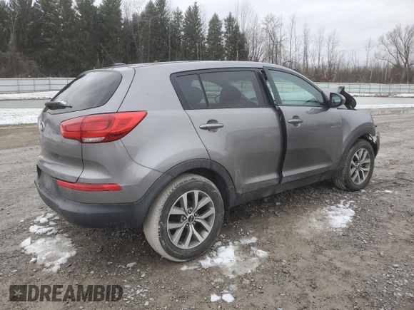 2016 Kia Sportage LX with VIN KNDPB3AC5G7823690, listed as a Copart auction lot 55272765 with 47,666 mi miles and Non Repairable. Bid and sale history available at carsss.com. Image 3.