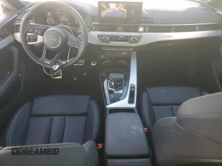 2023 Audi A5 Sportback S line Premium Plus with VIN WAUFACF55PA023691, listed as a Copart auction lot 85666584 with 6,449 mi miles and Salvage Title. Bid and sale history available at carsss.com. Image 8.