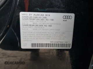 2014 Audi Q5 Premium Plus z VIN WA1LFAFP3EA114611, wystawiony jako Copart lot #85139344 z przebiegiem 129 698 mil mil oraz Szkoda całkowita • Salvage title. Historia ofert i sprzedaży dostępna na DreamBid. Obrazek 15.