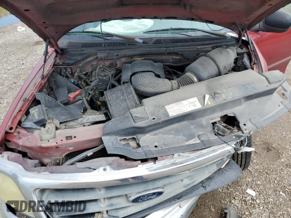 2004 Ford F-150 XL with VIN 2FTRX17W84CA37122, listed as a Copart auction lot 55846705 with Not provided miles and Salvage title. Bid and sale history available at DreamBid. Image 11.