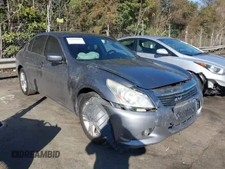 2012 Infiniti G25 Sedan x with VIN JN1DV6AR8CM861607, listed as a IAAI auction lot 41650336 with 164,399 mi miles. Bid and sale history available at carsss.com. Image 1.