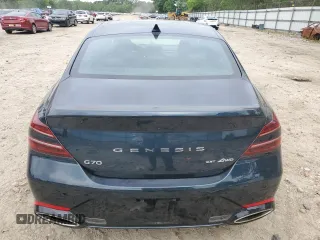 2022 Genesis G70 3.3T with VIN KMTG54TEXNU083193, listed as a Copart auction lot 56627395 with 16,980 mi miles and Salvage title. Bid and sale history available at DreamBid. Image 6.