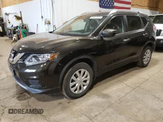 2016 Nissan Rogue SV with VIN KNMAT2MV9GP712876, listed as a Copart auction lot 64681694 with 98,230 mi miles and Salvage Title. Bid and sale history available at carsss.com. Image 1.