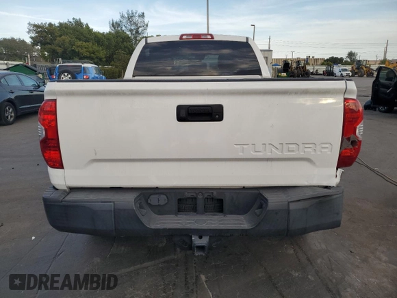 2019 Toyota Tundra SR with VIN 5TFRM5F10KX142691, listed as a Copart auction lot 83976374 with 45,679 mi miles and Salvage title. Bid and sale history available at DreamBid. Image 6.