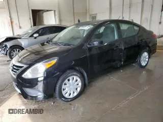 2017 Nissan Versa SV z VIN 3N1CN7APXHL842042, wystawiony jako Copart lot #58154615 z przebiegiem 50 829 mil mil oraz Szkoda całkowita • Salvage title. Historia ofert i sprzedaży dostępna na DreamBid. Obrazek 1.
