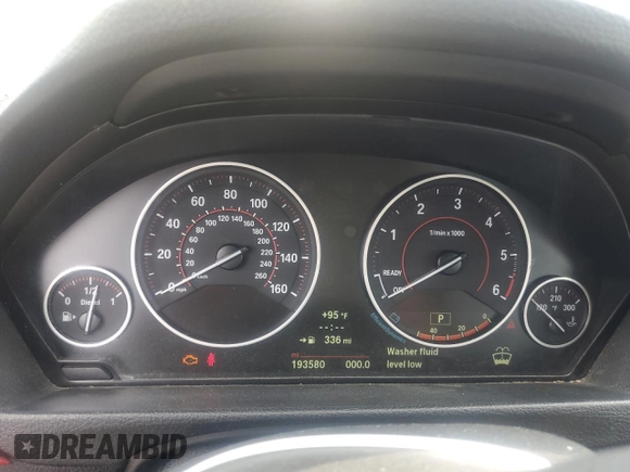 2014 BMW 3 Series 328d xDrive with VIN WBA3D5C50EKX97087, listed as a Copart auction lot 60087775 with 193,580 mi miles and Salvage title. Bid and sale history available at DreamBid. Image 9.