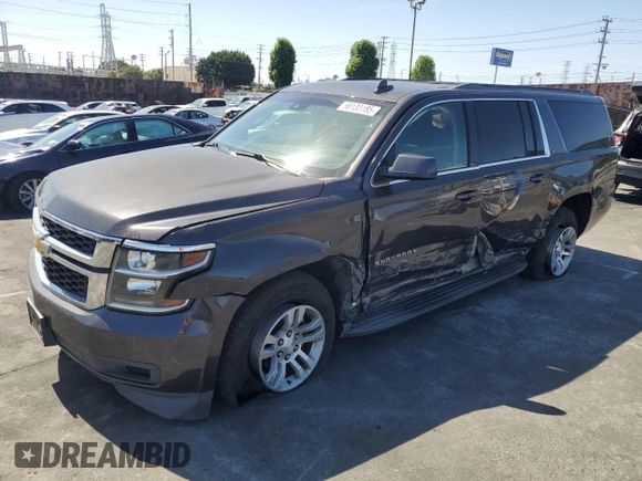 2017 Chevrolet Suburban LT z VIN 1GNSCHKC2HR243460, wystawiony jako Copart lot #58133185 z przebiegiem 108 632 mil mil oraz Szkoda całkowita • Salvage title. Historia ofert i sprzedaży dostępna na DreamBid. Obrazek 1.