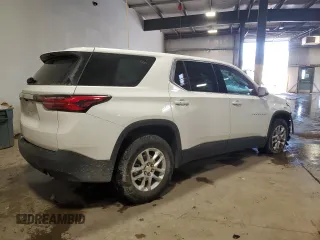 2022 Chevrolet Traverse LS with VIN 1GNEVLKW6NJ172911, listed as a Copart auction lot 41827235 with 36,577 mi miles and Salvage Title. Bid and sale history available at carsss.com. Image 3.