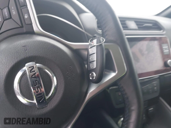 2021 Nissan LEAF SV with VIN 1N4AZ1CVXMC557032, listed as a IAAI auction lot 41544646 with 23,918 mi miles and . Bid and sale history available at DreamBid. Image 11.