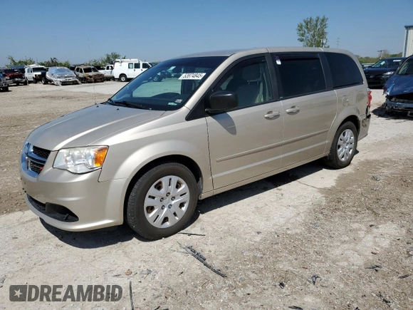 2014 Dodge Grand Caravan SE 30th Anniversary with VIN 2C4RDGBGXER239406, listed as a Copart auction lot 53974845 with 162,823 mi miles and Salvage Title. Bid and sale history available at DreamBid. Image 1.